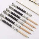Bview Art 2pcs Double Head Pencil Extender Pencils Holder Lengthener Stationery Sketch Drawing Writing Student Painting Supplies