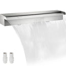 The Cascade Architect | Stainless Steel Waterfall Pool Fountain with Variable Heights