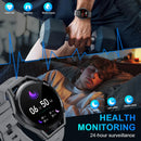 Military Outdoor Sports NFC Smart Watch Men 3ATM Waterproof Heart Rate Fitness Bracelet Bluetooth Voice Calling Smartwatch 2025