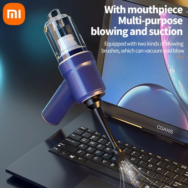 XIAOMI 120000PA Car Vacuum Portable Hand held Mini Wireless Cleaner for Home Appliance Powerful Cleaning Machine Car Cleaner