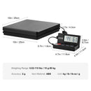 SucceBuy 110 lbs Digital Postal Shipping Scale with Timer 90° Foldable LCD Screen AC/DC Powered Package Scale for Laggage Home