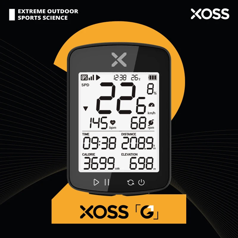 XOSS G2 Plus Bike Computer Wireless GPS Cycling Speedometer Waterproof ANT+ Cadence Speed Smart Bicycle Odometer Roadbike MTB