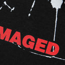 Black Flag T-Shirt Damaged 80S Hardcore Punk Band SST Husker Du Bad Brains Band Summer Short Sleeves Cotton Tee Men's Shirt