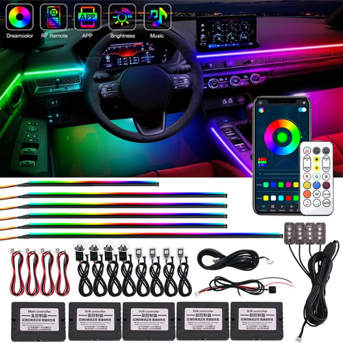 The Chroma Aura | 22-in-1 RGB Automotive Ambient Lighting System