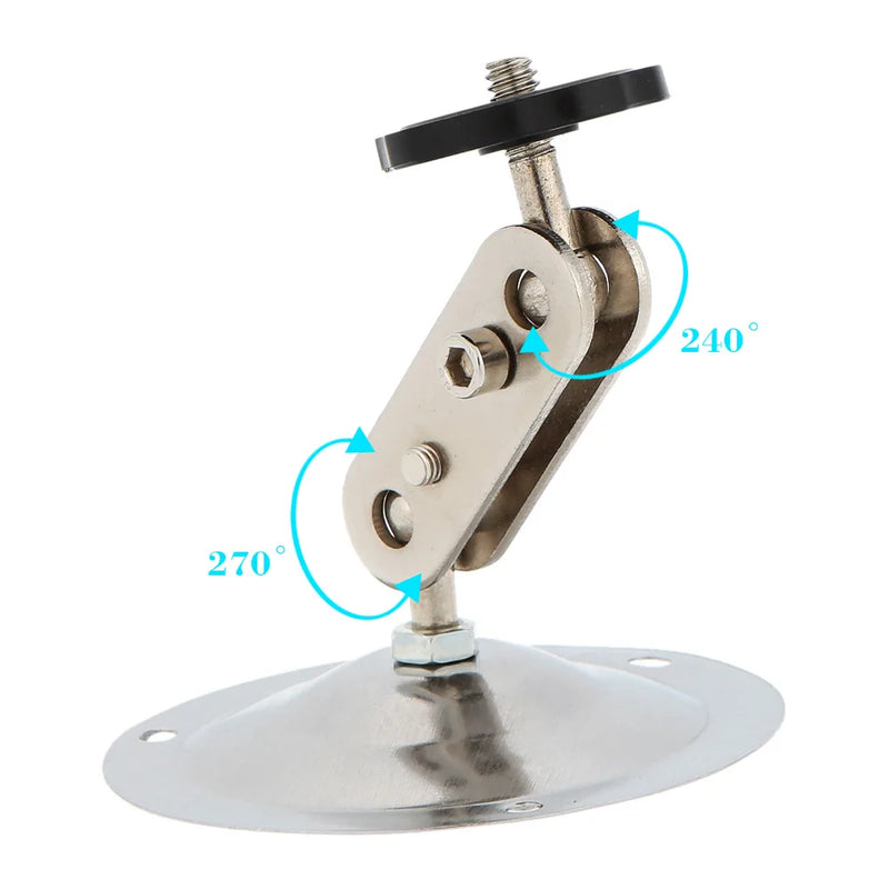 1 Pcs Wall Mount Bracket Installation Monitor Holder Security Rotary CCTV Surveillance Camera Stand