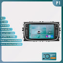 Hizpo 7 Inch Car Radio Multimedia for Ford Focus S-Max Mondeo Galaxy C-Max Kuga Navigation GPS Audio 2din Android 13 Autoradio