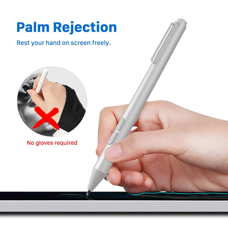 Touch Stylus Pen for Microsoft Surface 4096 Pressure Sensitivity Palm Rejection Compatible with New Surface Pro 9 & Pro 8/Laptop