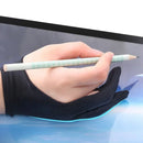 Drawing Glove Palm Rejection Two Finger Gloves for Apple IPad Capacitive Tablet Screen Artist Right/Left Hand Graphic Tablet