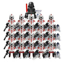 Hot Toys Star Wars 21pcs Republic Commando 501st Building Blocks TV6109 TV6106 Trooper Force 99 Hunter Crosshair Wrecker Brick