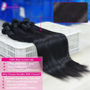 The Second Skin | 12A Brazilian Raw Hair Bundle Set with 2x6 HD Lace Closure