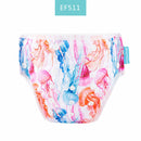 Happy Flute 1pc Baby Summer Waterproof Adjustable Cloth Diapers Pool Pant Swimming Diaper Cover Reusable Washable Baby Nappy