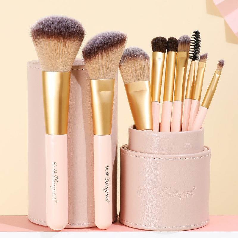 FJER 7-9PCS Makeup Brushes Kit Beauty Makeup Brush тени для век Cosmetic Blush Foundation Eyeshadow Concealer кисти для макияжа