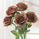 48cm Rose Black Silk Bouquet Peony Artificial Flower for Mother's Day Bud Bride Wedding Decor Home Decoration Artificial Flower