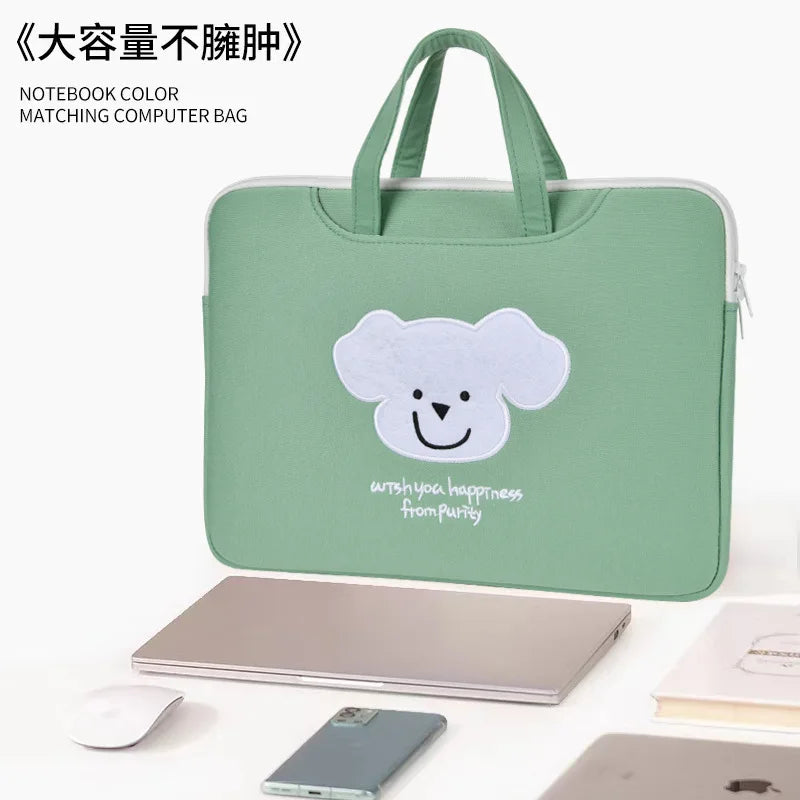 Cartoon Ins 13.3/14/15.6inch Laptop Handbag for Macbook Air/pro Huawei Dell Lenovo Notebook Storage Bag Shockproof Case Sleeve