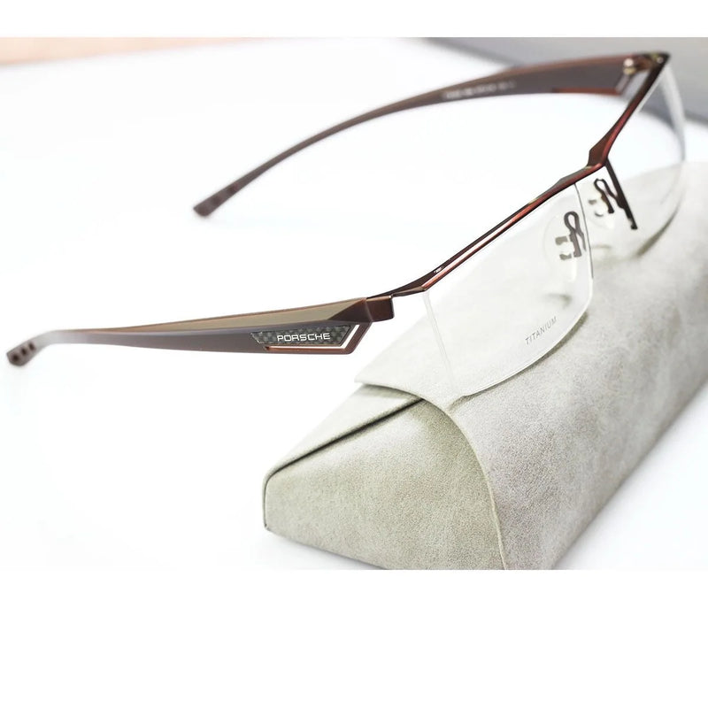 Vazrobe 160mm Oversized Eyeglasses Male Black Gold Glasses Frame Men Spetacles Prescription Semi Rimless Huge Large Wide Face