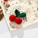 Spring Sweet Knitted Triangle Scarf Bohemian Style Women's Turban Beach Headband Trend Accessories Girl Hair Scarf Headdress