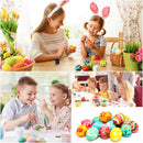 20/50Pcs DIY Easter Eggs Painting Foam White Easter Eggs for Kids Easter Gift Diy Craft Supplies Easter Decoration for Home 2024