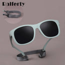 Ralferty Flexible Neugeborenen-Kinderbrille Sonnenbrille Mädchen Junge Polarisiert UV400 Schutz 0-2 Jahre Baby Kleinkind Sonnenbrille Oculos