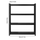 2/3/4 Tiers Metal Storage Rack Home Organization and Storage Heavy Duty Adjustable Shelf Boltless Storage Unit Display Rack