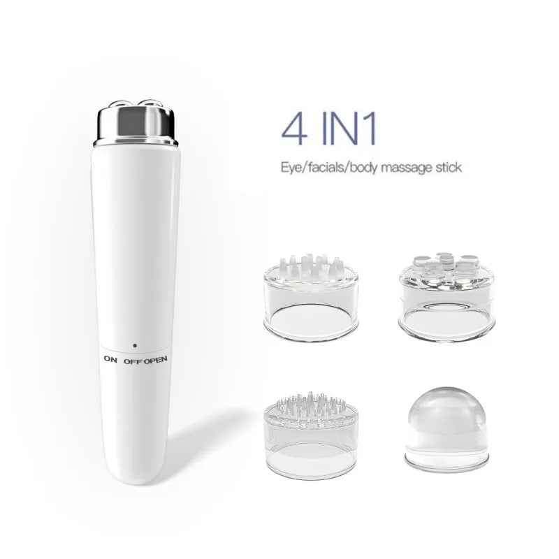 New Mini Eye Massager Electric Vibration Beauty Instrument Magnetic Therapy Portable V Face Massage Stick