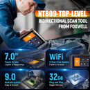 FOXWELL NT809 OBD2 Automotive Scanner Bi-directional Test EPB DPF 30+ Reset All System Car Diagnostic Scan Tool OBD2 Scanner