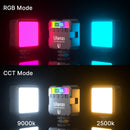 Ulanzi VL49 RGB Camera Light LED Video 2500K-9000K 800LUX Magnetic Mini Fill Light 3 Cold Shoe 2000mAh Type-C for Youtube