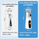Portable Nebulizer Inhaler for Kids and Adults With Mmasks and Mouthpiece Handhold Inhalator for Home and Travel