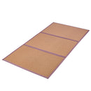 SucceBuy Japanese Tatami Mat 80x39in Foldable Handwoven Natural Rattan Tatami Mat Summer Breathable Sleeping Mat for Yoga Relax