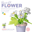 Potted Building Blocks Simulate Succulent Flower Bouquets, Creative Puzzle Block Toys, Eternal Flowers, Home Decoration
