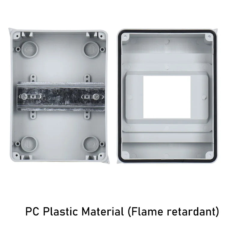 Distribution Box 1/2/5/6/8/12/15/18/20/24 Ways IP65 Waterproof MCB Outdoor Electric Junction Box Plastic Transparent Panel