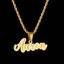 Nextvance Custom Name Necklace For Men Women Personalized Nameplate Stainless Steel Detachable Pendant Father's Day Jewelry Gift