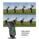 Andoer Flash Speedlite GN40 Adjustable LED Fill Light On-camera Flash With Bracket Replacement for Canon Nikon DSLR Cameras