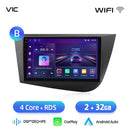Junsun Android Wireless CarPlay Auto Car Radio For Seat Leon MK2 2005-2012 Car Intelligent Systems DSP SWC RDS GPS FM BT