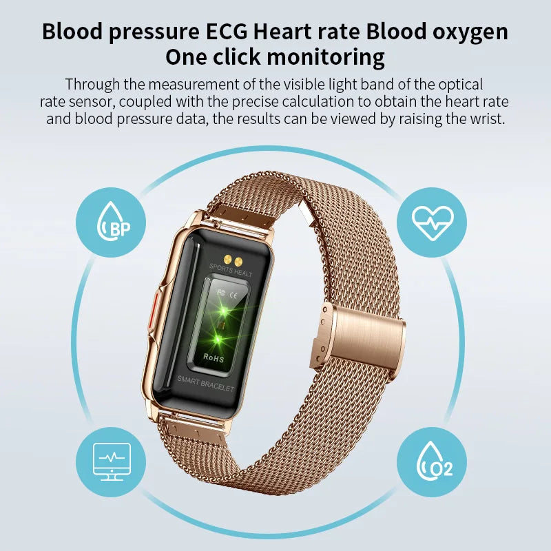 LIGE Smart Watch Call Reminder Music Control Life Waterproof Pedometer Fitness Sports Elegant Watch For Woman Smartwatch Women
