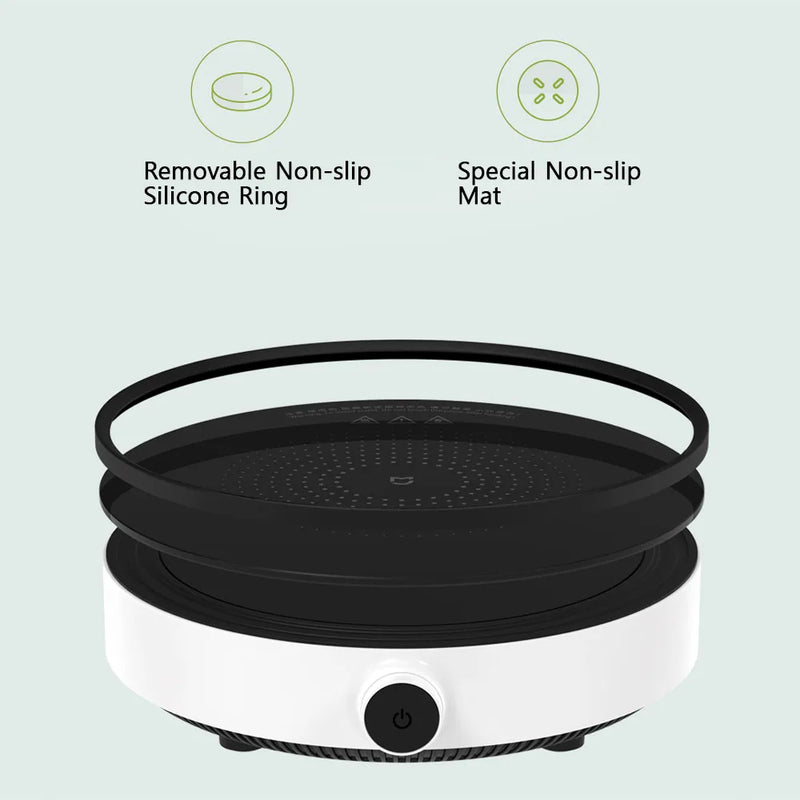 XIAOMI MIJIA Induction Cooker Youth Edition Portable Electromagnetic Oven 220V Electric Induction Cooktop 9 Gear Fire Adjustment