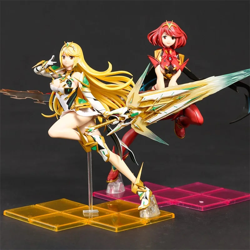 Xenoblade Chronicles 2 Hikari Mythra / Pyra Homura Figurine PVC Collection Model Figure Toy