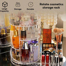 360 Degree Rotating Makeup Organizer With Makeup, Summer Acrylic Multi-Layer Desk Perfume Holder For Table