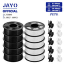 JAYO PLA PLA PLUS ABS PETG SILK Filament 1.75MM 10 Rolls / Set Refills Non-toxic PLA Meta 3D Printer Filament DIY Gift