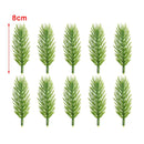 30/10Pcs Artificial Pine Needles Christmas Green Plant Pine Branch Fake Plants DIY Xmas Tree Garland Ornaments Home Decorations