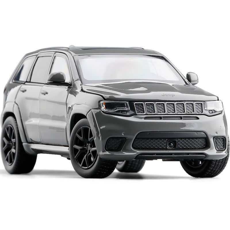 1:32 JEEPS Grand Cherokee SUV Alloy Off-road Car Model Steering Shock Absorber Sound And Light Toy Car Boy Gifts Car Model