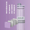 MODUS Water Bottle with Flip Lid, Stainless Steel, Double Wall Vacuum Water Cup for Outdoor Sports, 750ml