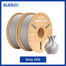 ELEGOO Rapid PETG Filament 1.75mm 1KG,High Speed 30-600mm/s 3D Printer Filament 1kg Fits for Most FDM 3D Printers