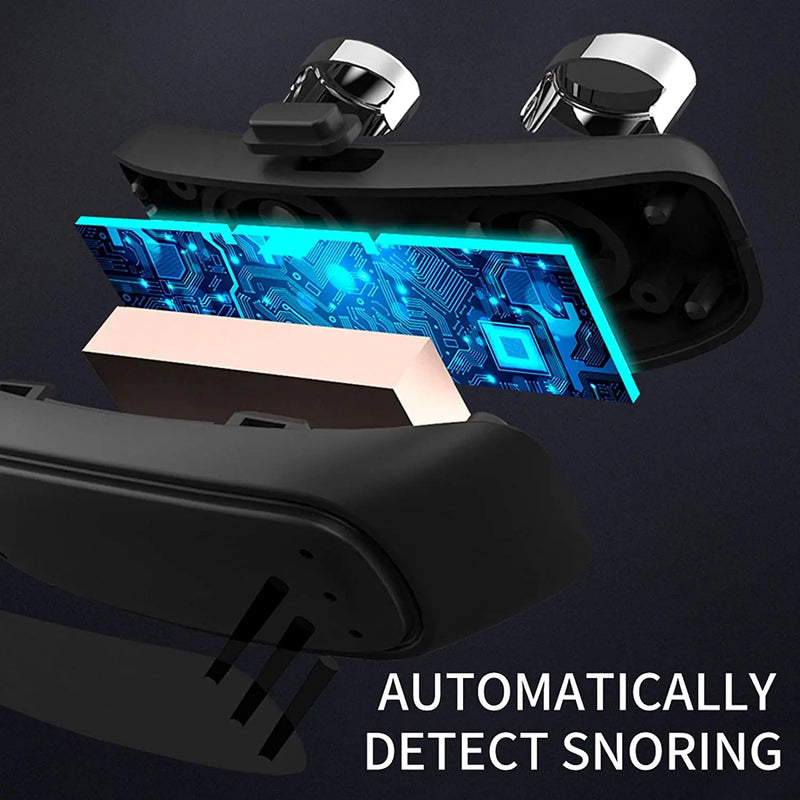 Smart Anti Snoring Device Home Adult Hanging Ear Pulse Stop Snore Sleep Aid Portable Noise Reduction Muscle Stimulator