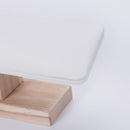 1pc Wooden Base T-Shaped PU Leather / Velvet Bracelet Display Rack Bangle Watch Hairband Jewelry Storage Stand Holder Organizer