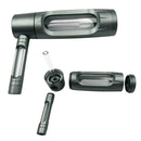 Portable Mini Dry Burning Tobacco Pipe Aluminum Alloy&Glass Hookah Smoking Accessories Gifts