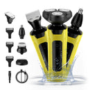 SEJOY 3 In 1 Multifunction Mens Electric Shaver Powerful Beard Nose Hair Trimmer Shaving Machine Electric Razor Waterproof