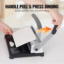 VEVOR Binding Machine Comb Binding Machine 21Holes Binding 450 Sheets Book Binder Machine with 100 PCS 3/8'' Comb Binding Spines