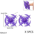 5PCS Cartoon Special Effects Pieces Arm Fist Wind Lightning Leg Flames Weapons Accessories Assemble Scene Bricks Kids for Toys