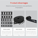 10*11mm Mini Energy Chain Nylon Drag Chain CNC 3D Printer Tank Chain 1m Long Nylon Cable For Automation Equipment 57 Links