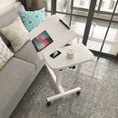 Height Adjustable Computer Table with Wheels Computer Trolley Side Table Bed Table Computer Desk Sofa Table for Home Office